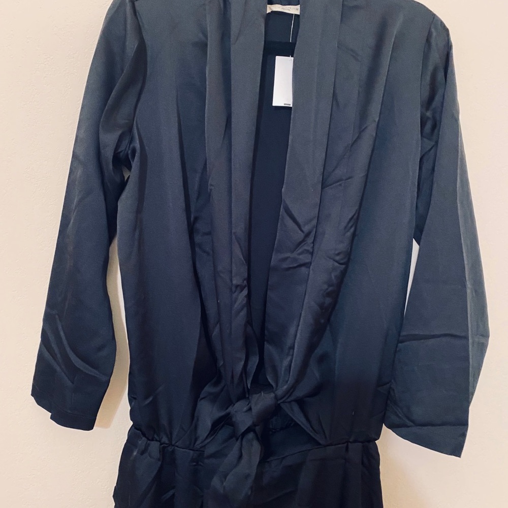 Brand New! ILLA ILLA Black Silk jumpsuit! Gorgeous - Picture 4 of 7